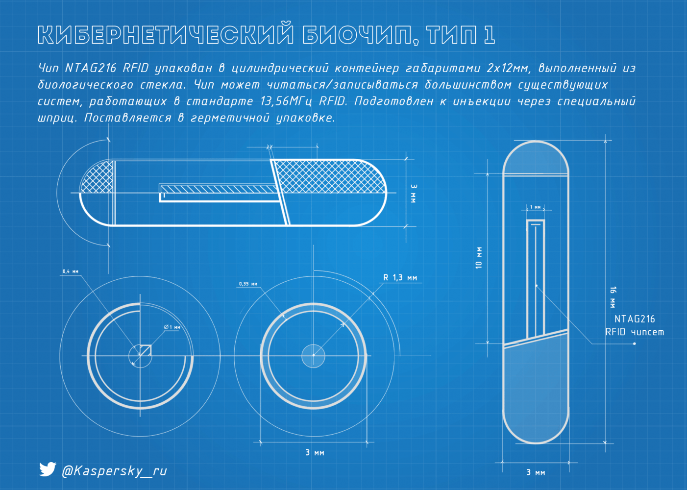 Так выглядят нынешние NFC биочипы