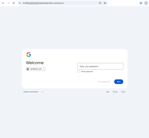 Фишинговое письмо якобы от Google Careers, присланное через платформу AppSheet