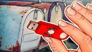 Would you plug in a USB that you got in the mail?