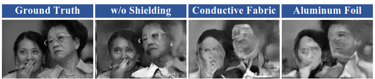 Intercepted image degradation