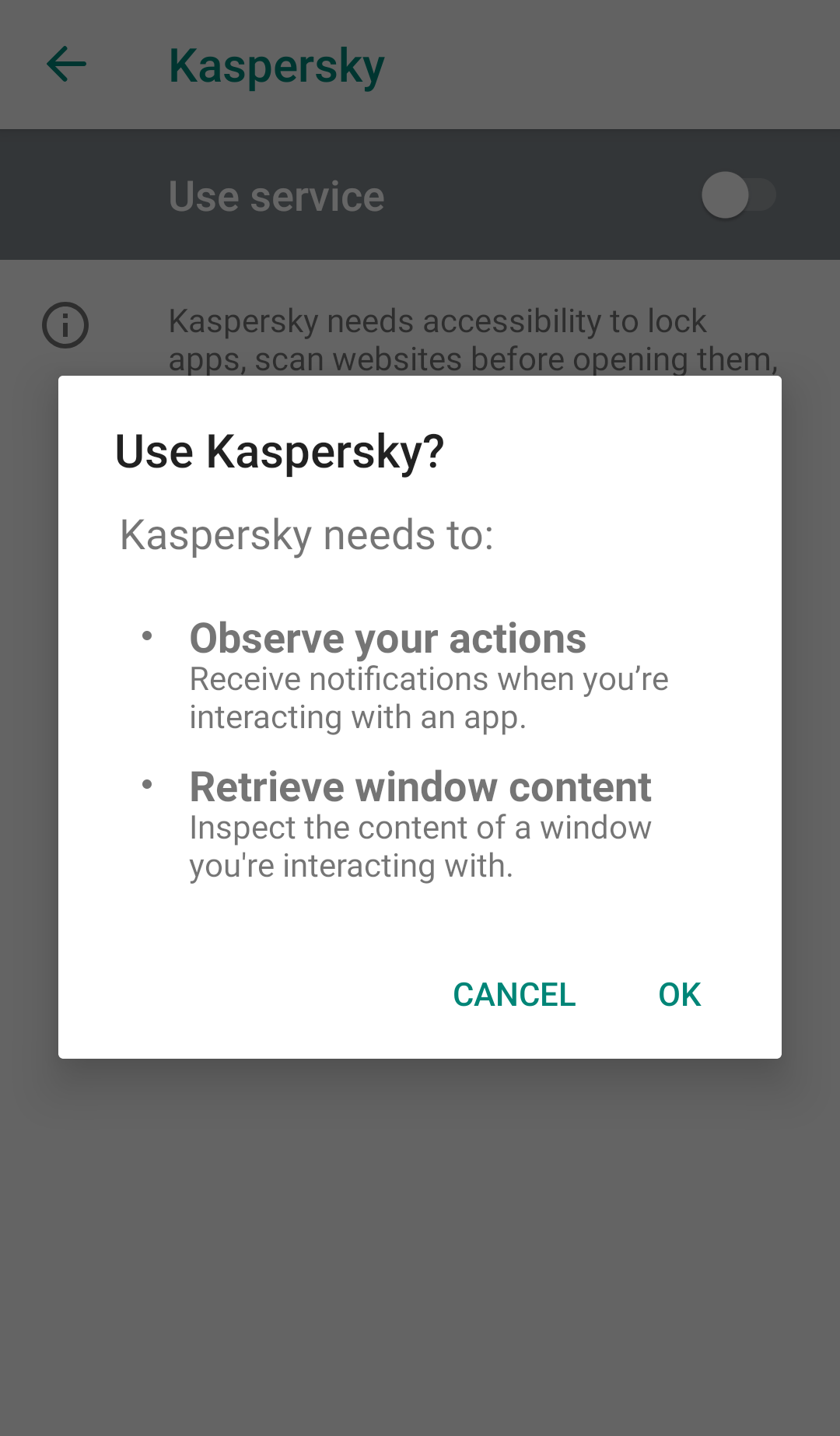 How to set up anti-phishing security in Kaspersky for Android ...