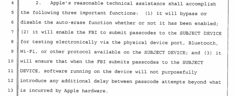 What FBI wants from Apple