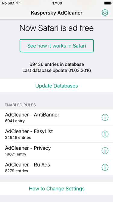 free Safari from ad banners 