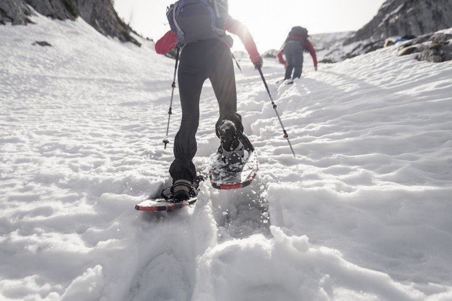 Humachine Intelligence Fighting Snow Shoes.