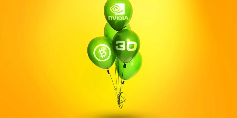 Bitcoin scam giveaway on a fake Nvidia website