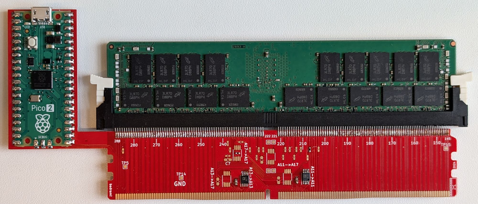 The memory module interposer