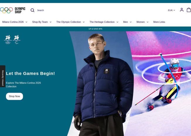 A fake online store for Olympic merchandise