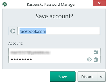 Password Manager in Kaspersky Total Security