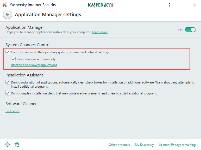 kaspersky databases are out of date