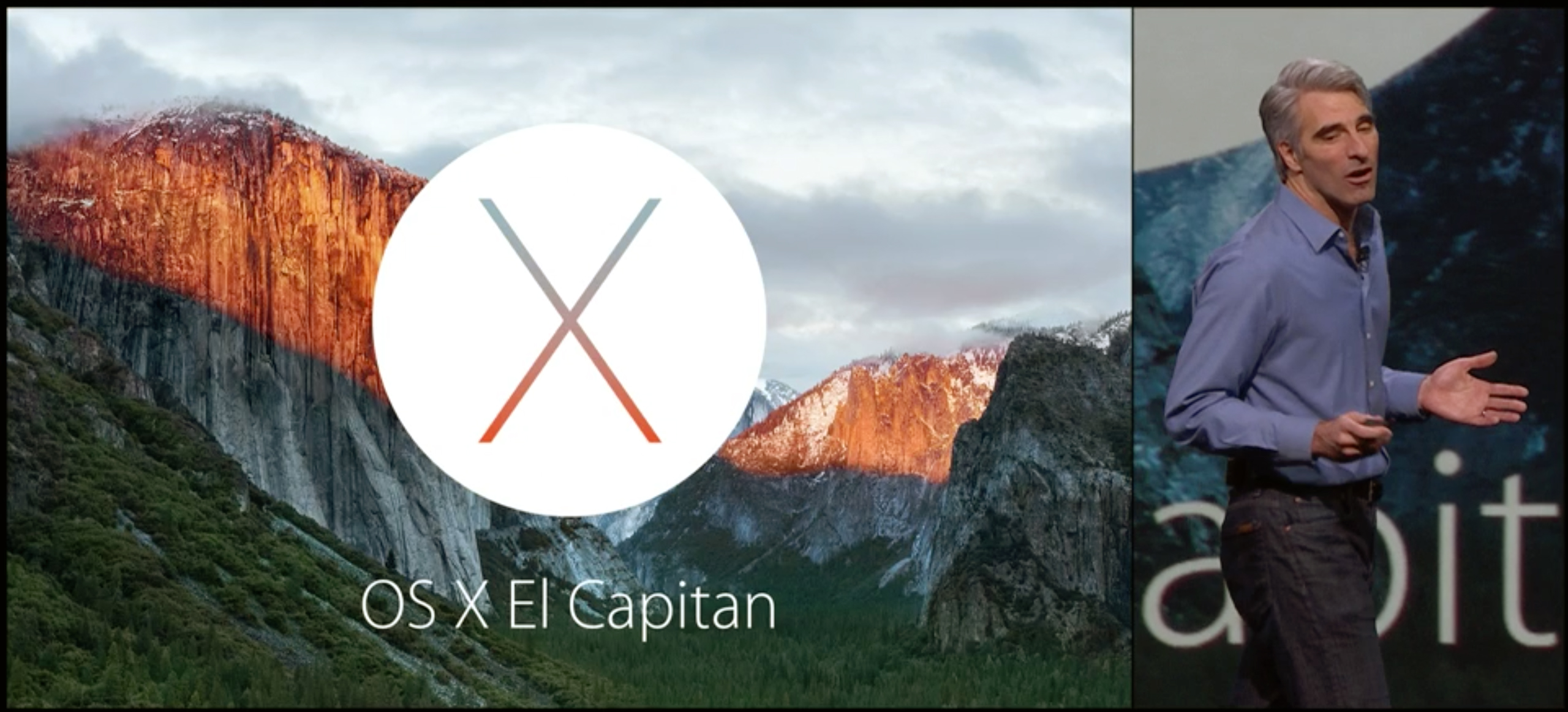 If you wonder what the codename of the new OS X version means, here's a clue: El Capitan is a huge rock in Yosemite National Park