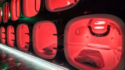 At this year’s Black Hat, Kyasupā demoed hacking a capsule hotel