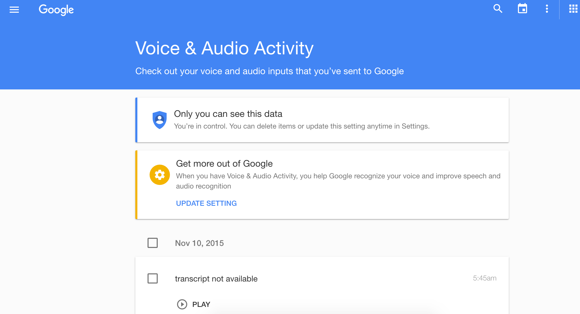 google-voice-search-history