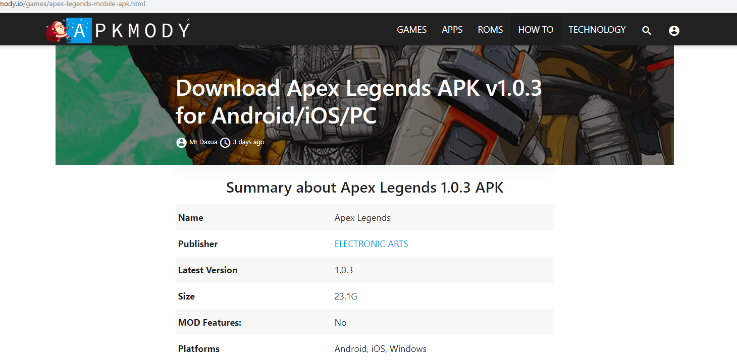 Gamers download Apex Legends for Android but get a Trojan instead