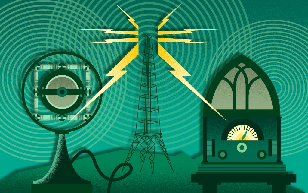 history of electricity radio