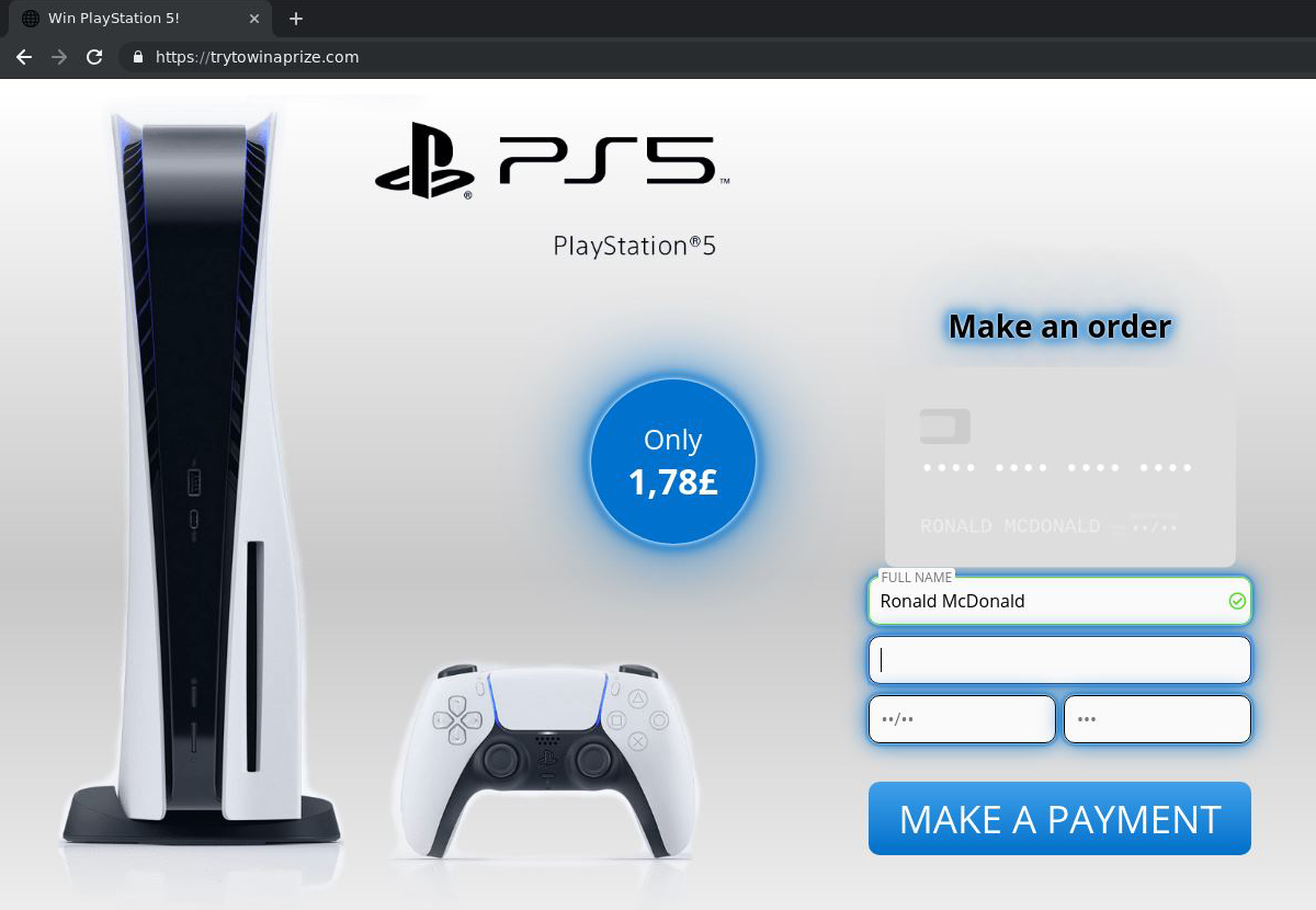 New phishing scam promises PlayStation 5 giveaway