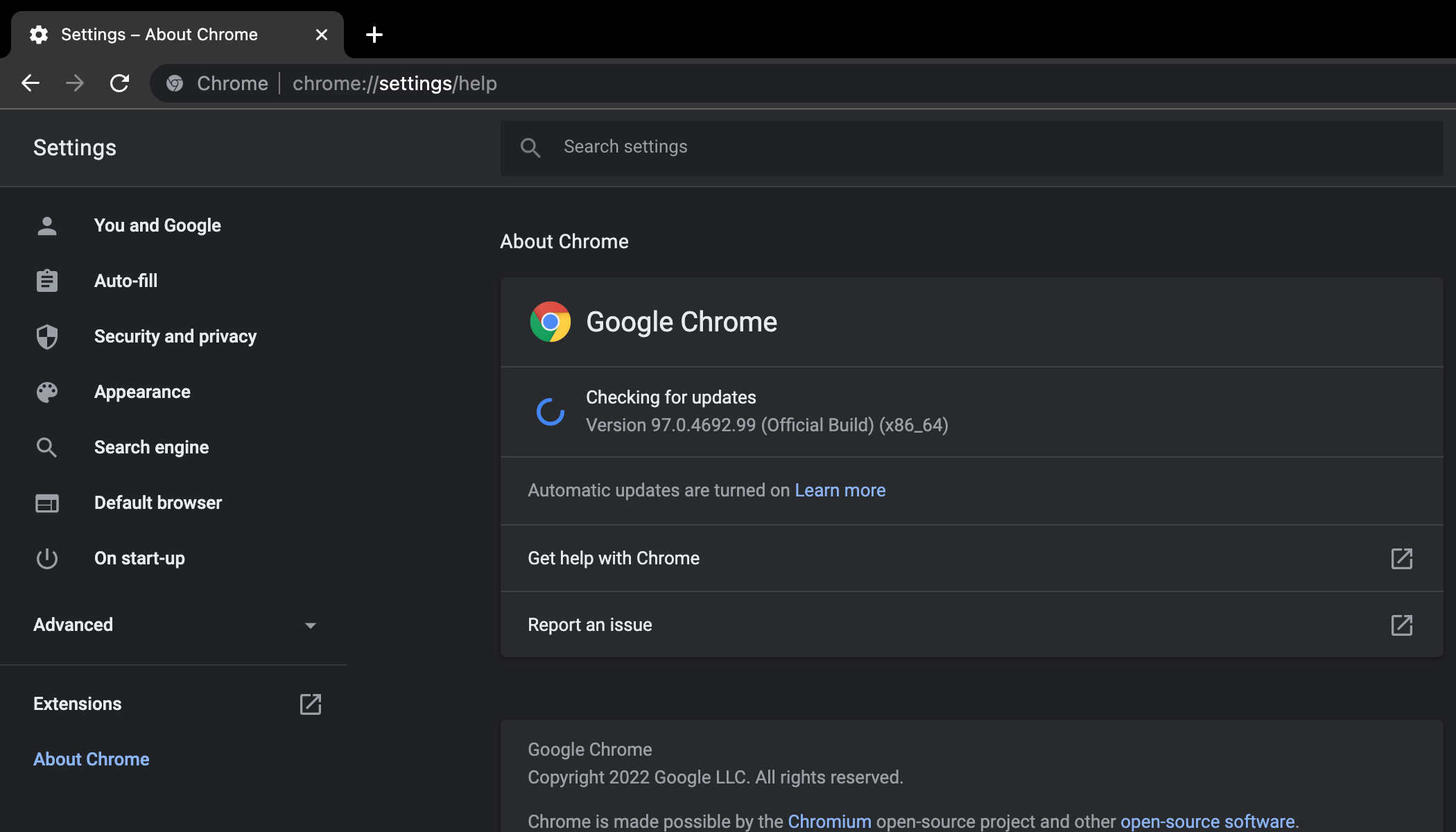 How to update Google Chrome if there is no “Update” button Kaspersky