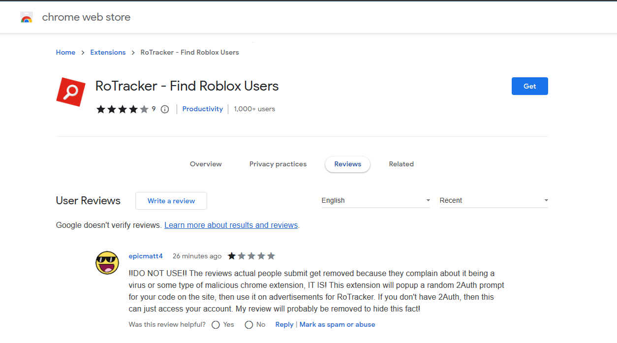 Check your kid's browser for this Roblox malware