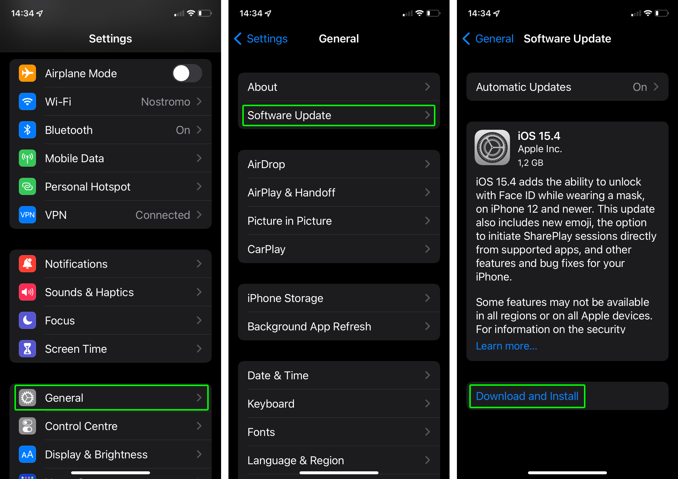 Dónde encontrar las actualizaciones de iOS en los ajustes de tu iPhone