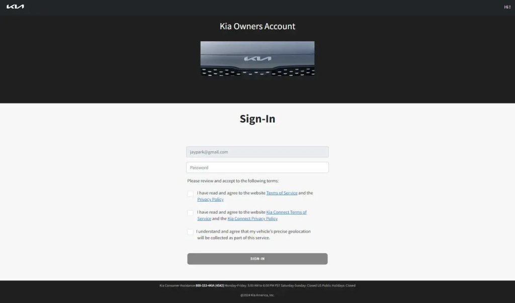 Portal de Kia para titulares y distribuidoras de Kia