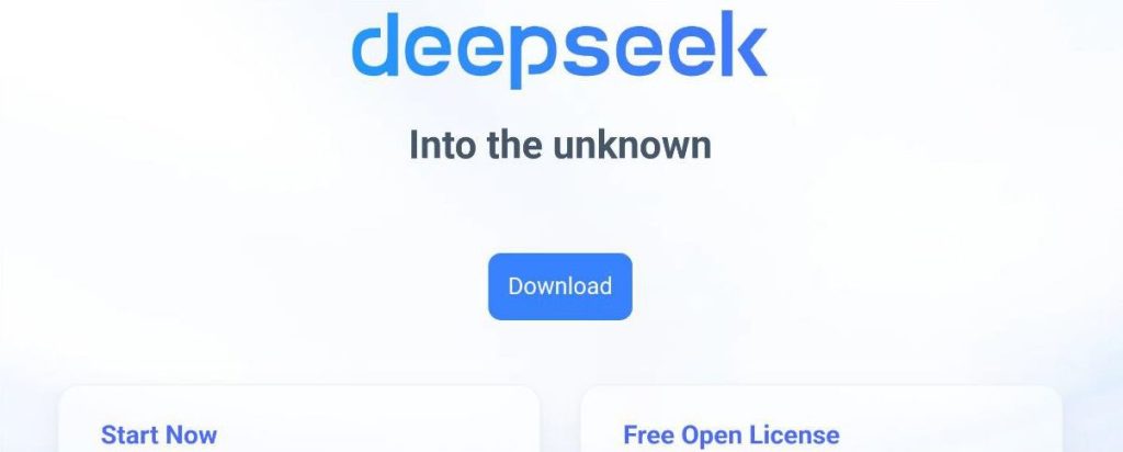 Página web falsa de DeepSeek