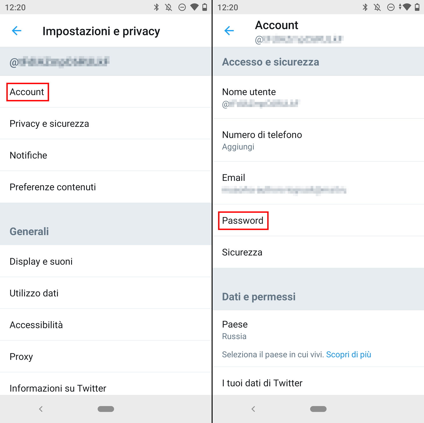 Come cambiare la vostra password di Twitter