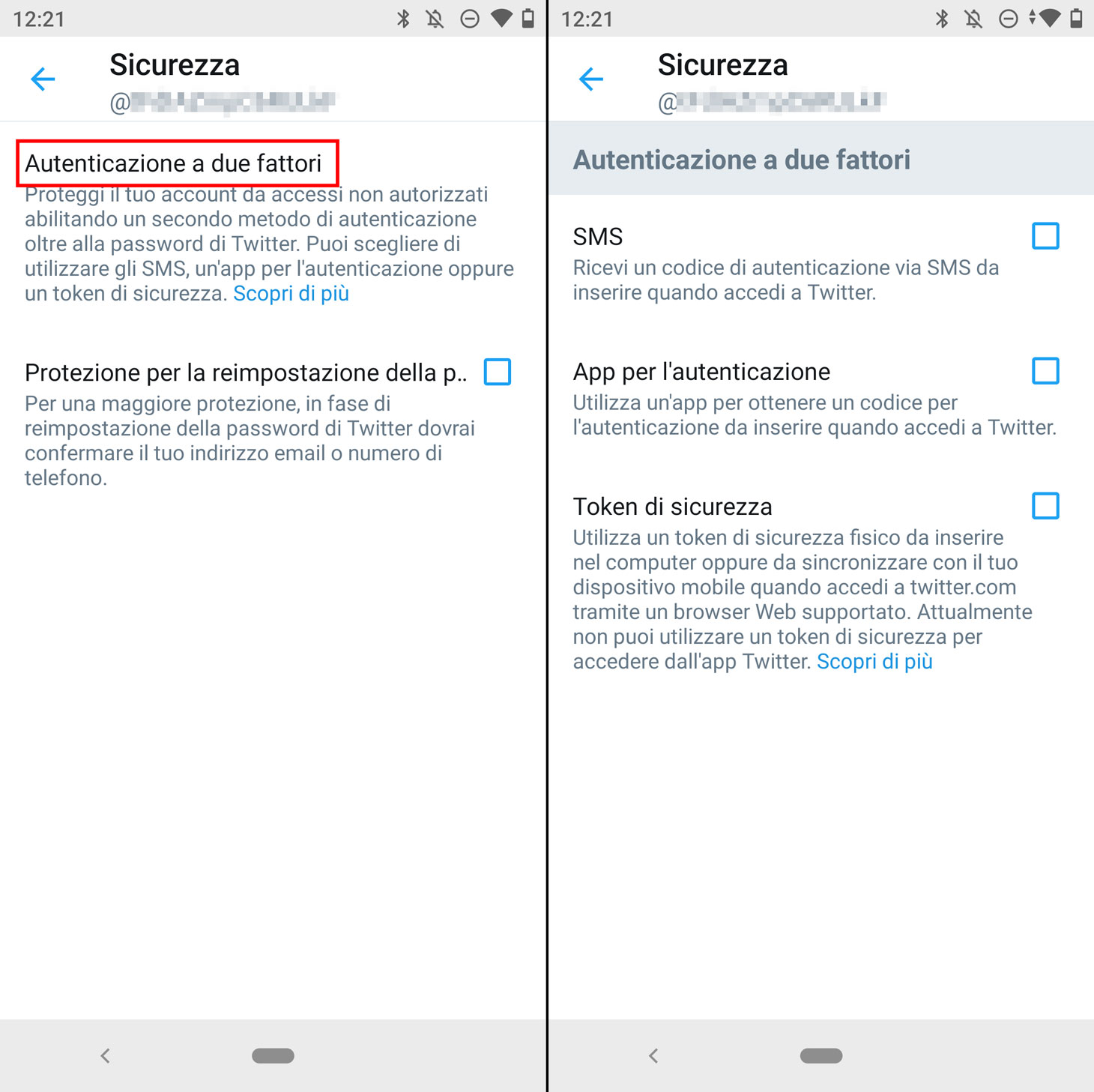 Come proteggere il vostro account Twitter con l'autenticazione a due fattori