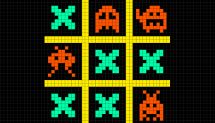 Playing Tic-tac-toe with Virus