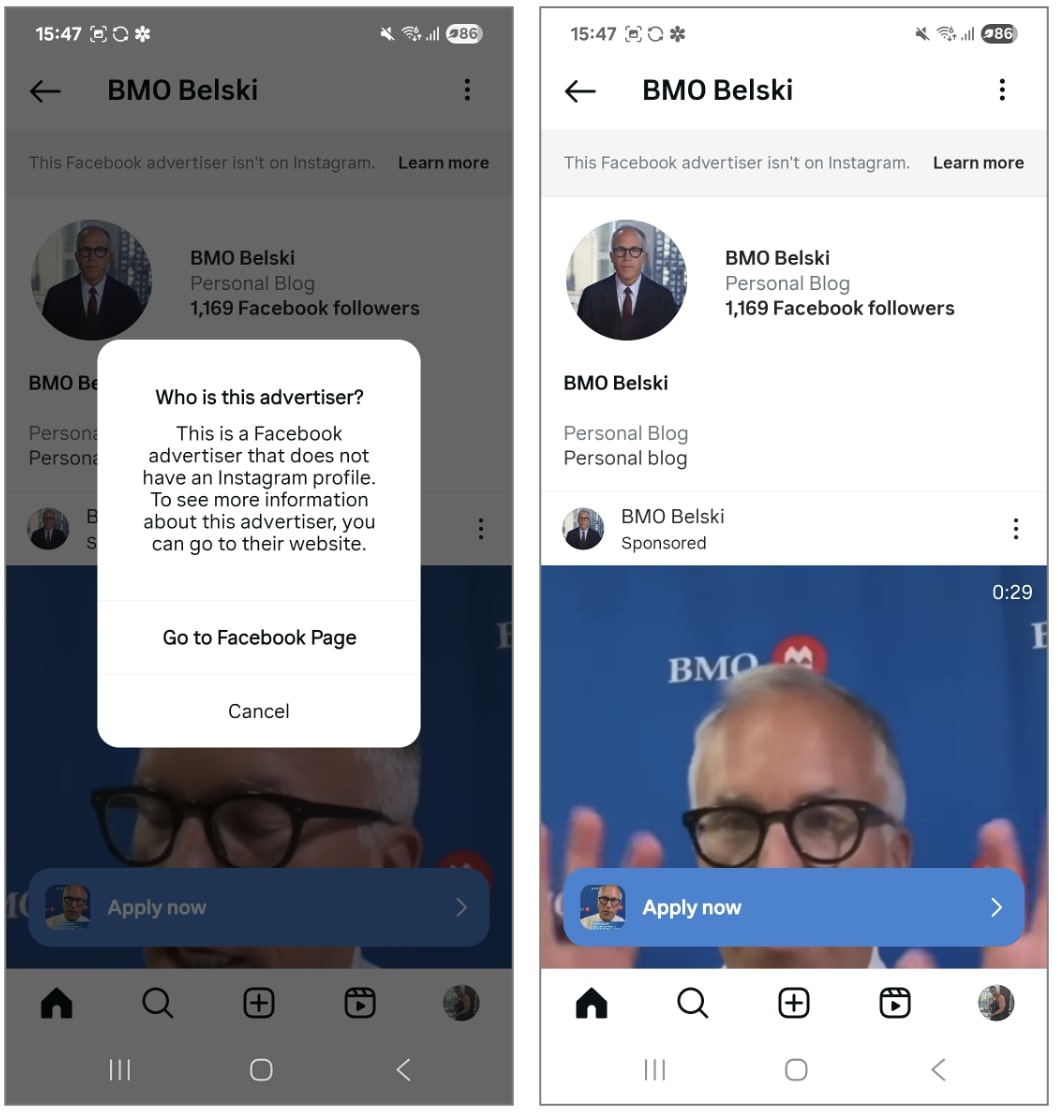 Реклама от несуществующего аккаунта: как дипфейки проникают в Instagram* через Facebook*