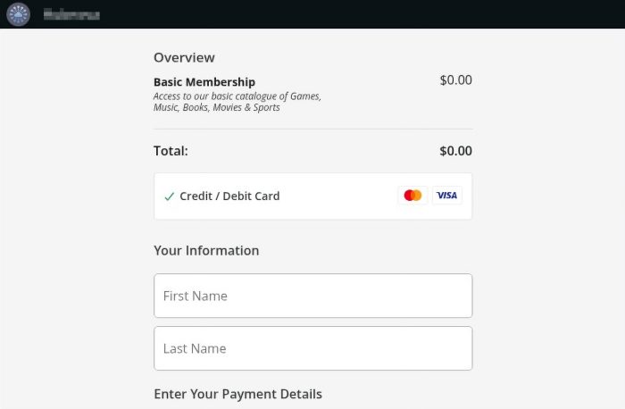 …Но для просмотра «бесплатной» трансляции надо указать ваши персональные данные и реквизиты карты