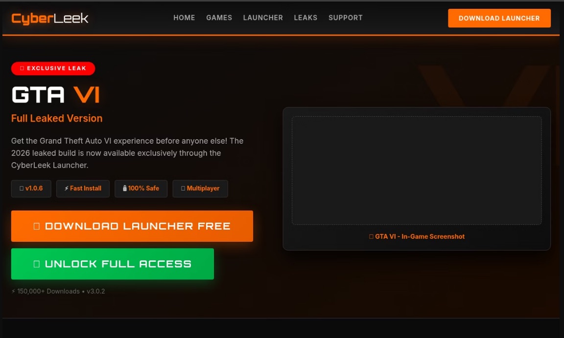 Еще один CyberLeek с якобы утекшей GTA VI Еще один CyberLeek с якобы утекшей GTA VI