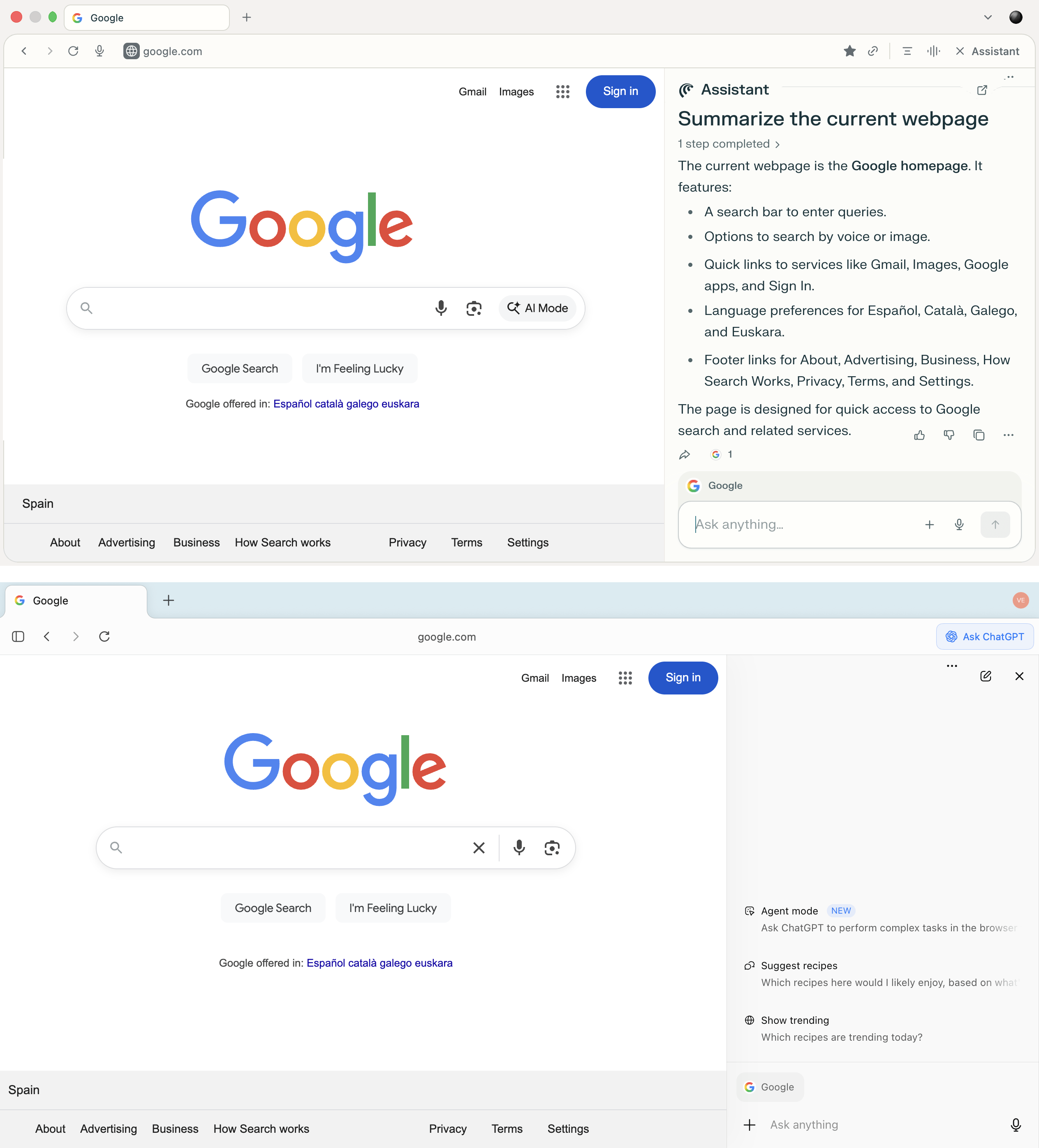 Web sayfalarında doğrudan yapay zeka ile etkileşim kurma
