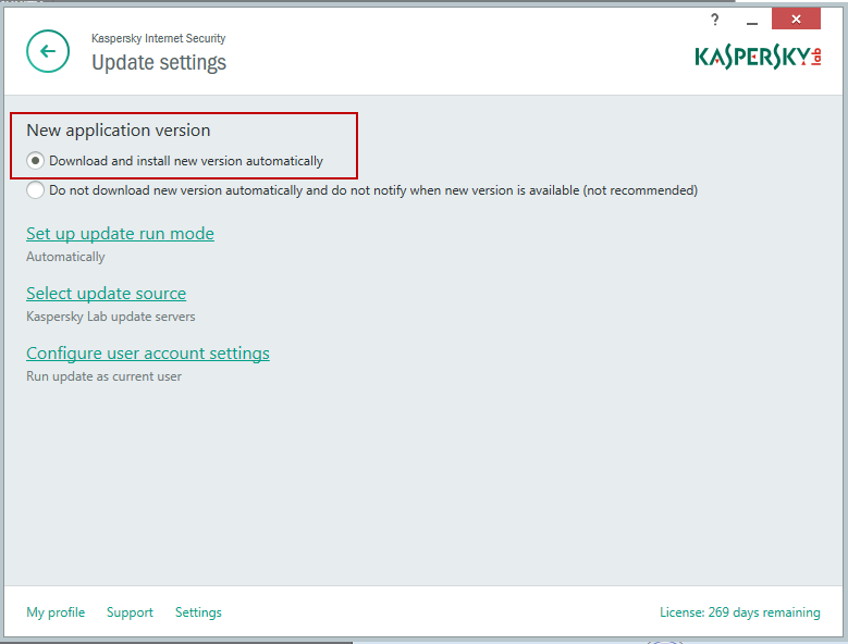 kaspersky issues with windows 10