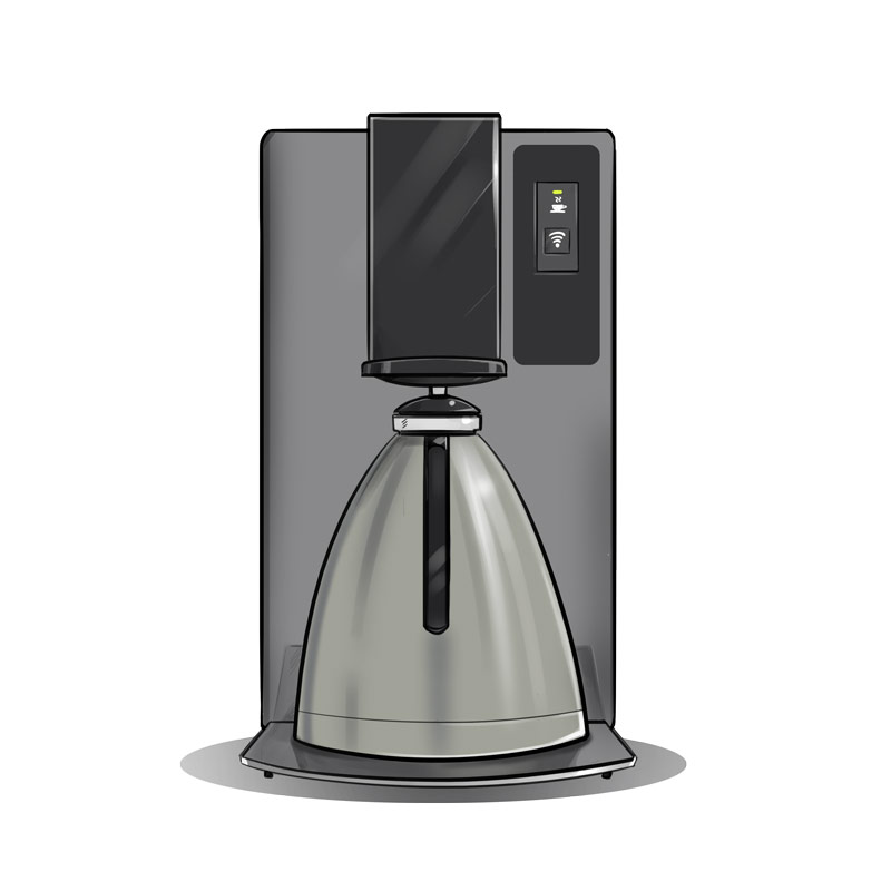 An IoT-based voice-controlled coffee maker on Behance