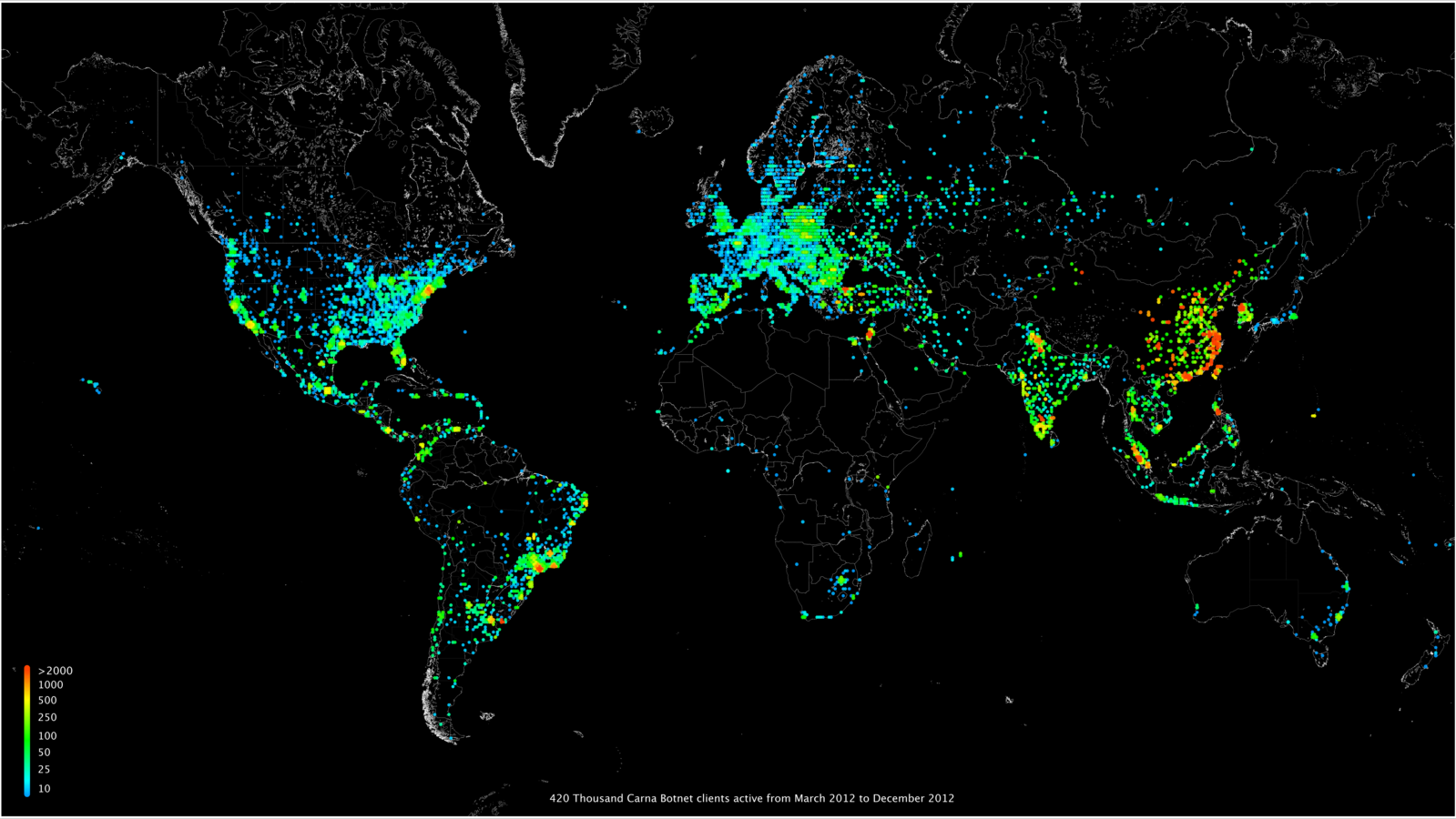 internet map of the world 7 Amazing Maps Of The Internet Kaspersky Official Blog internet map of the world