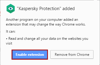 Why do you need Kaspersky Protection browser extension?