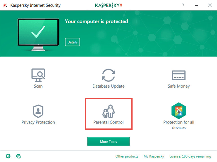 kaspersky internet security blocking websites