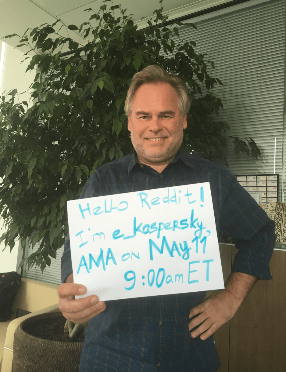 Eugene Kaspersky Ama On Reddit Kaspersky Official Blog