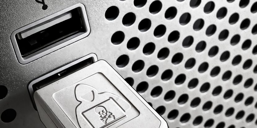 It does not need a dedicated network connection; it works through a computer’s USB port.