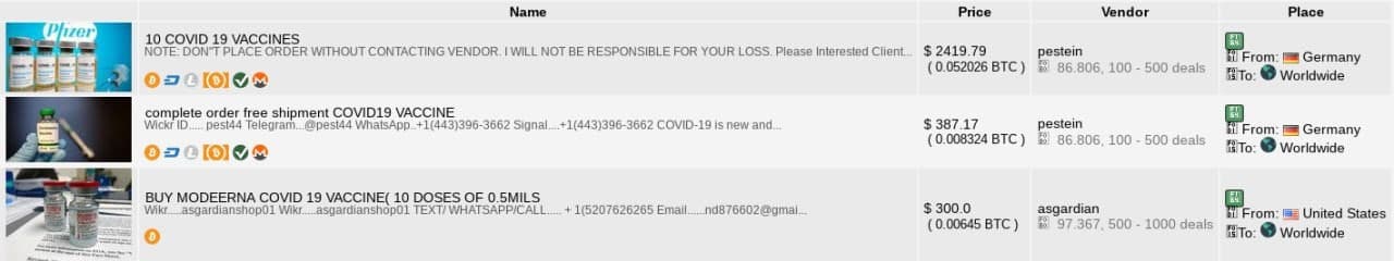 Vaksin Covid-19 dijual bebas di darkweb