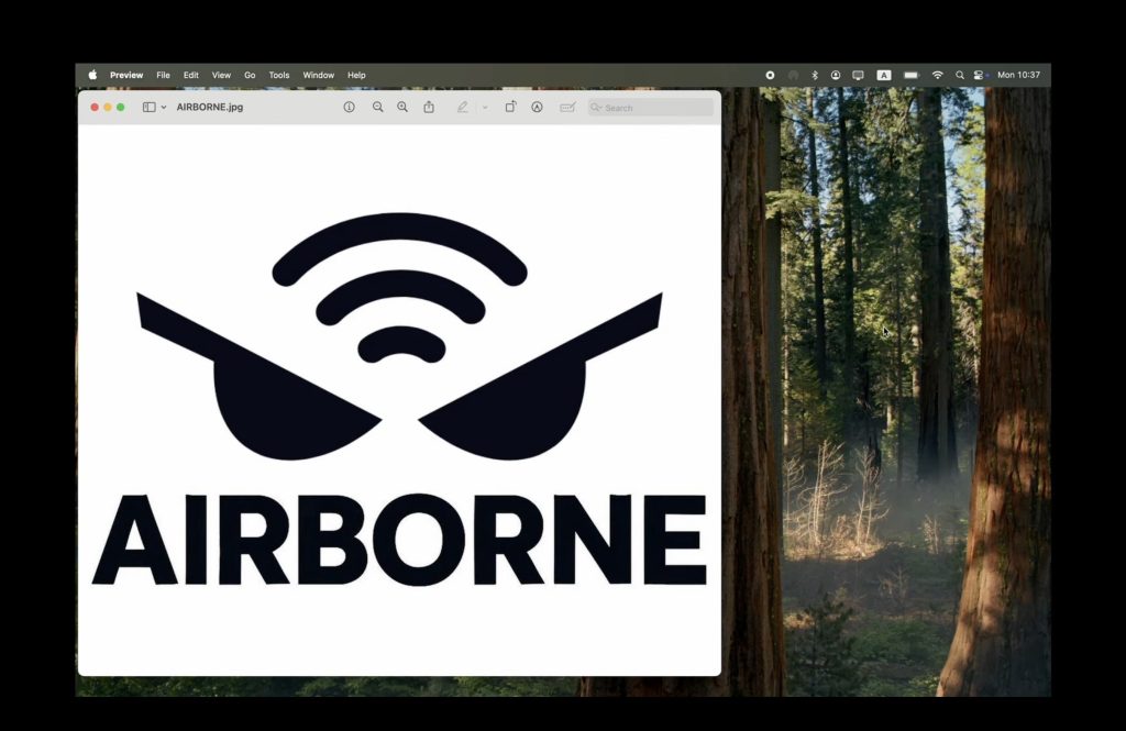 Successful zero-click attack on macOS via AirBorne