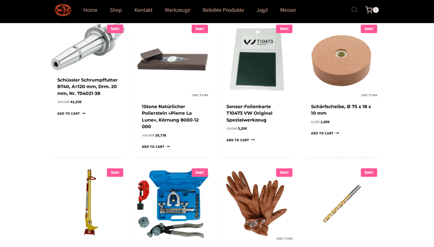 A scam online store A scam online store