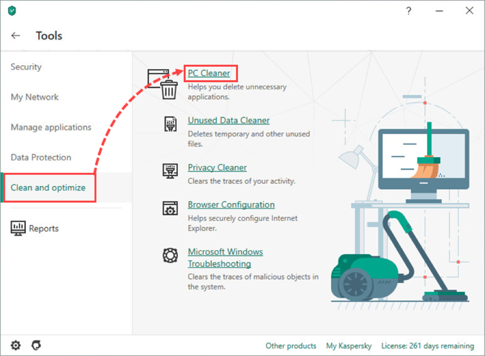 Limpe periodicamente arquivos desnecessários do seu PC para ajudar a manter a alta performance