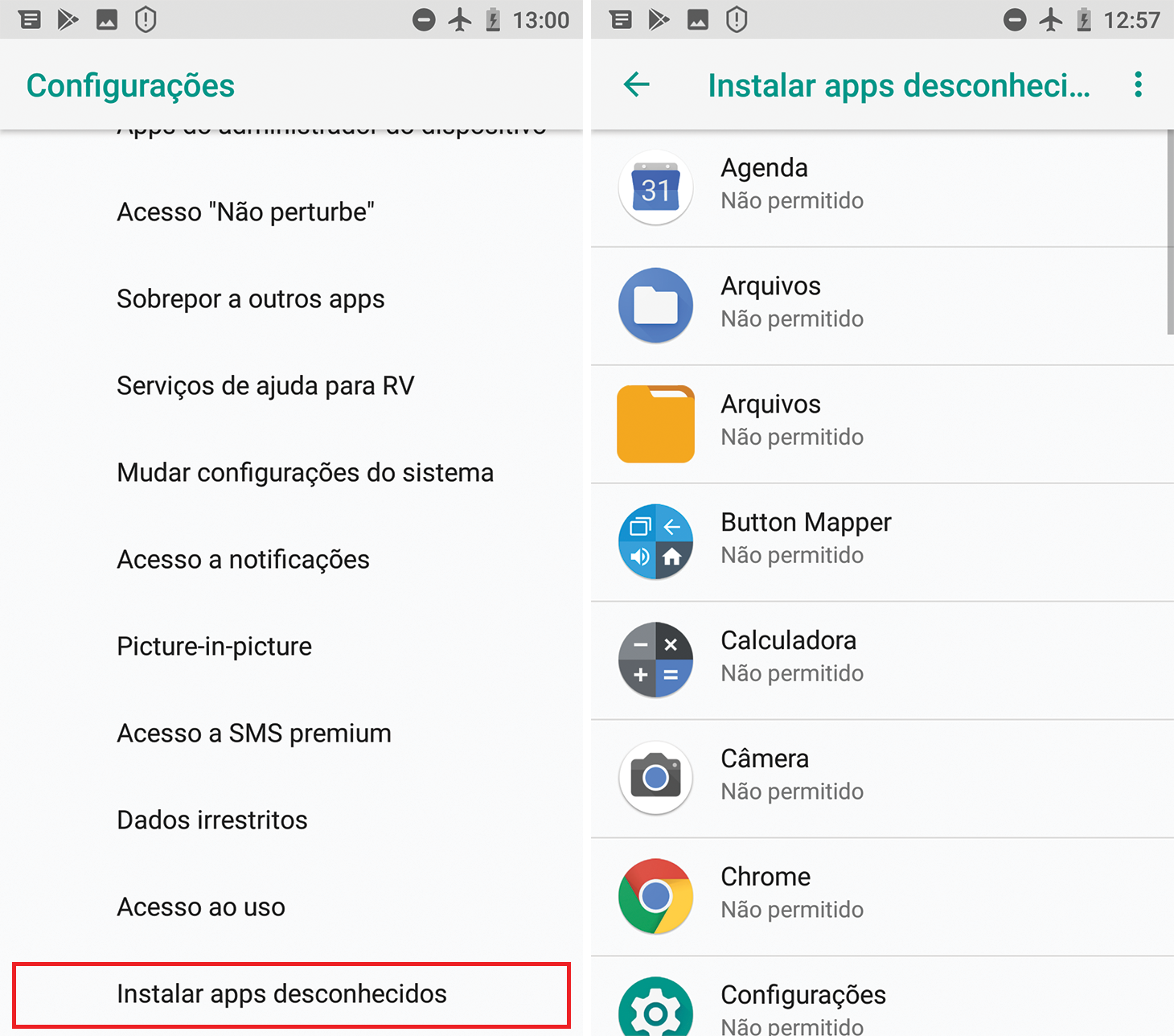 Como desativar a instalação de aplicativos desconhecidos no Android 8 e posterior