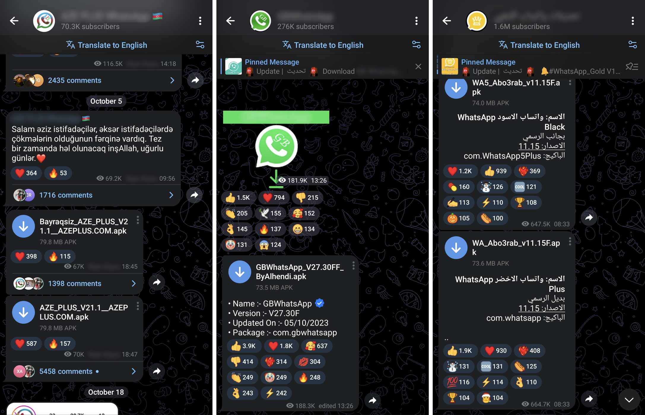 WhatsApp Videos Engraçados, Software