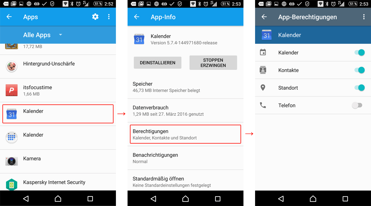 1. Android-Berechtigungen im Play Store erklärt