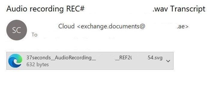 Eine Sprachnachricht als E-Mail-Anhang sollte stutzig machen