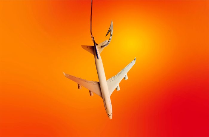 Betrug durch die Nachahmung von Fluggesellschaften