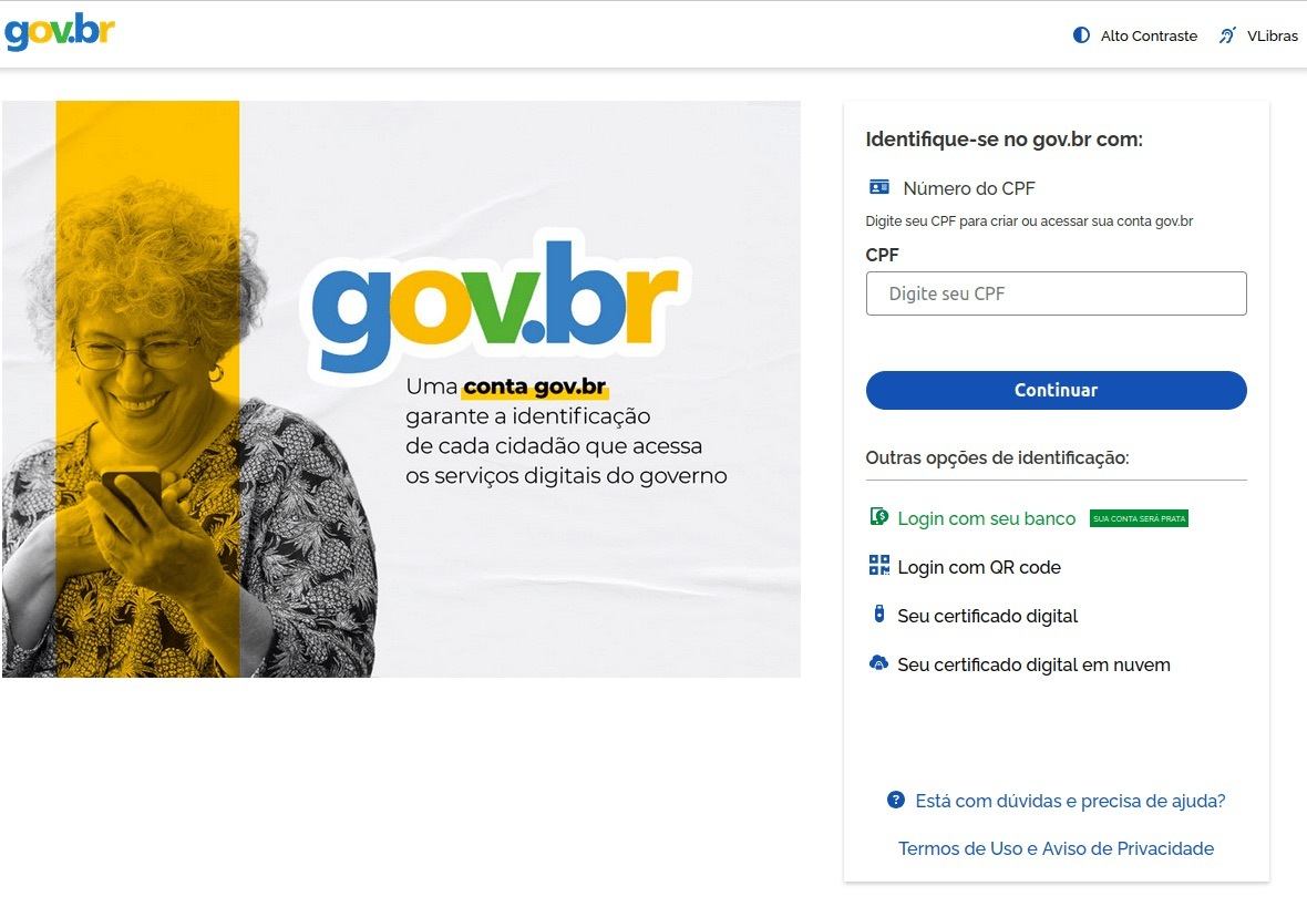 Ein gefälschtes brasilianisches Regierungsportal