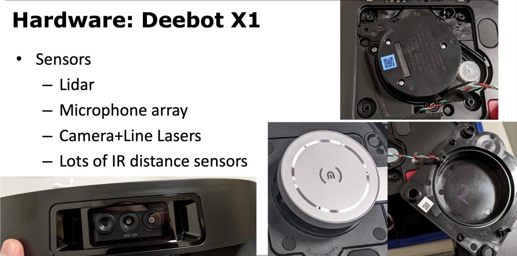 Ecovacs DEEBOT X1のカメラとマイク 